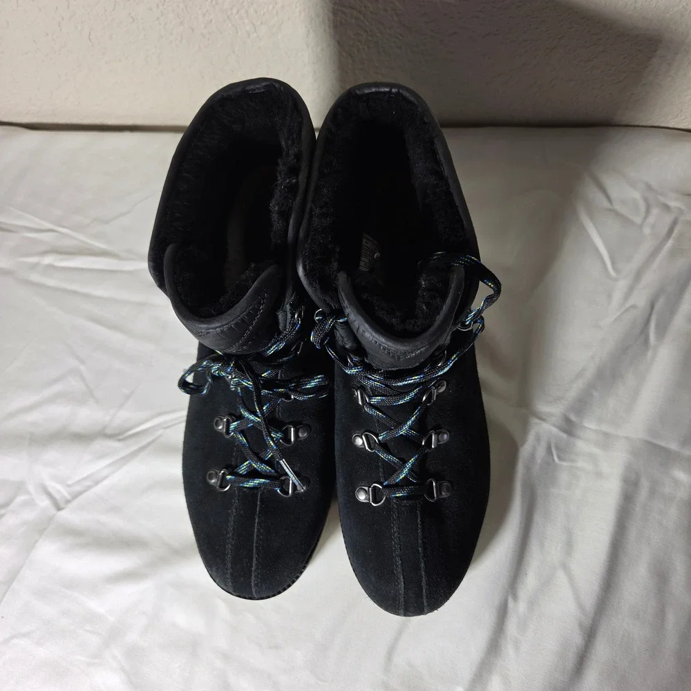 UGG Adirondack III Hiker Boot Black Suede Waterproof 1095712 Womens 7.5